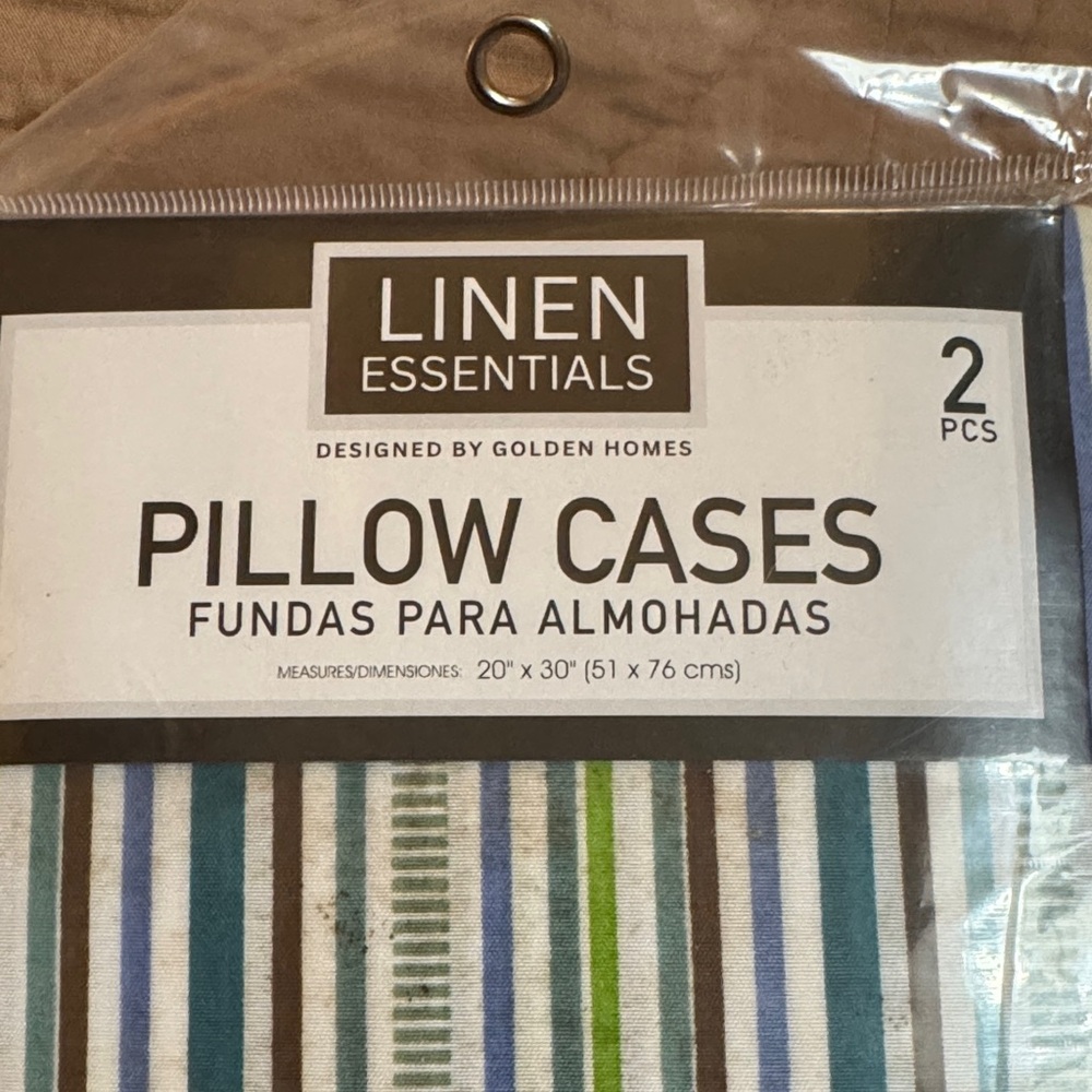 Essentials Multicolor Striped Pillowcases - Picture 2 of 4